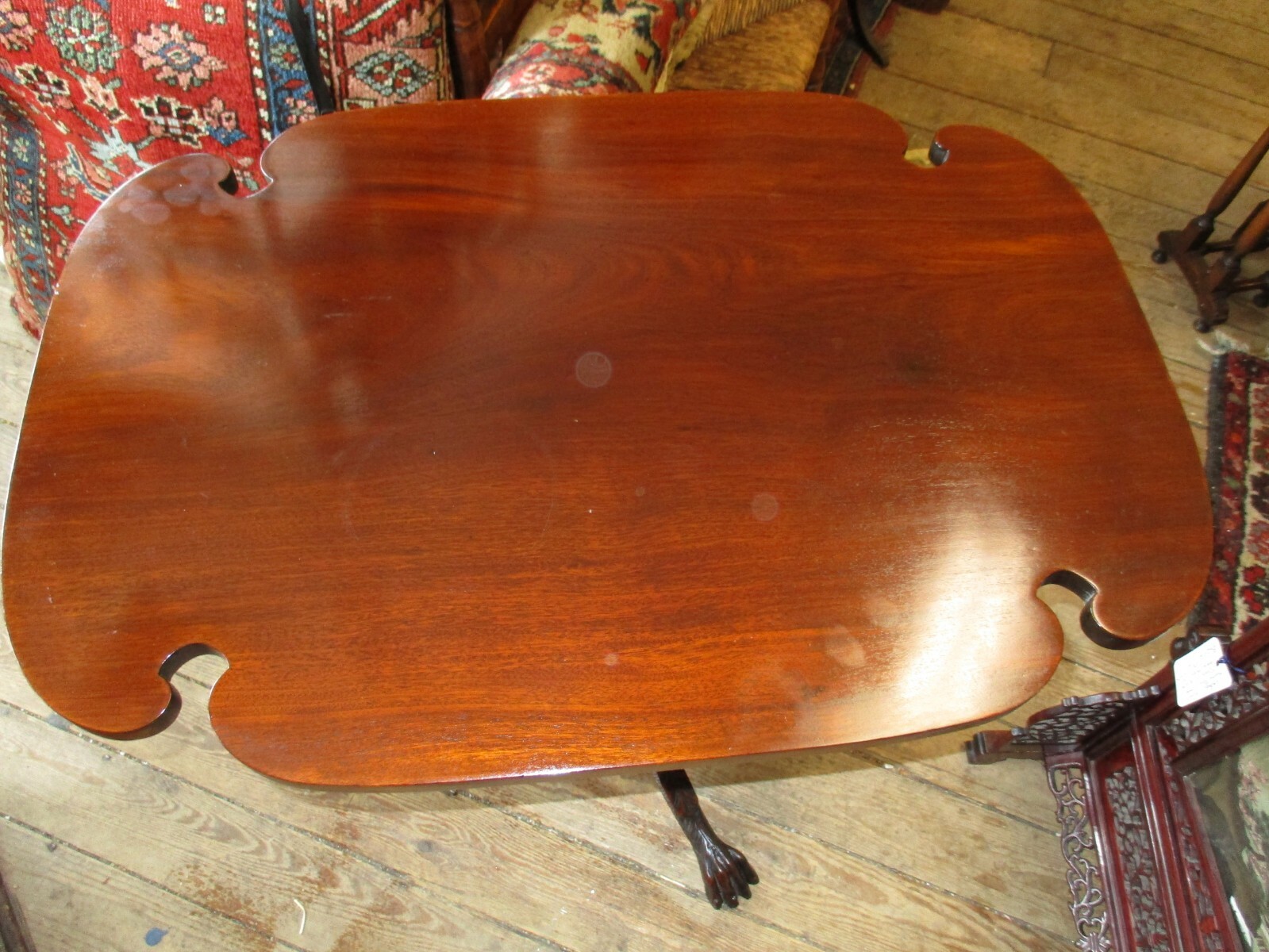 Antique Federal-Empire Mahogany Tilt Top Table