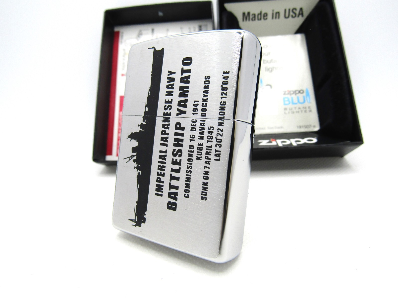 ZIPPO 『YAMATO JAPANES BATTLESHIP 大日本帝国海軍 戦艦大和 限定品