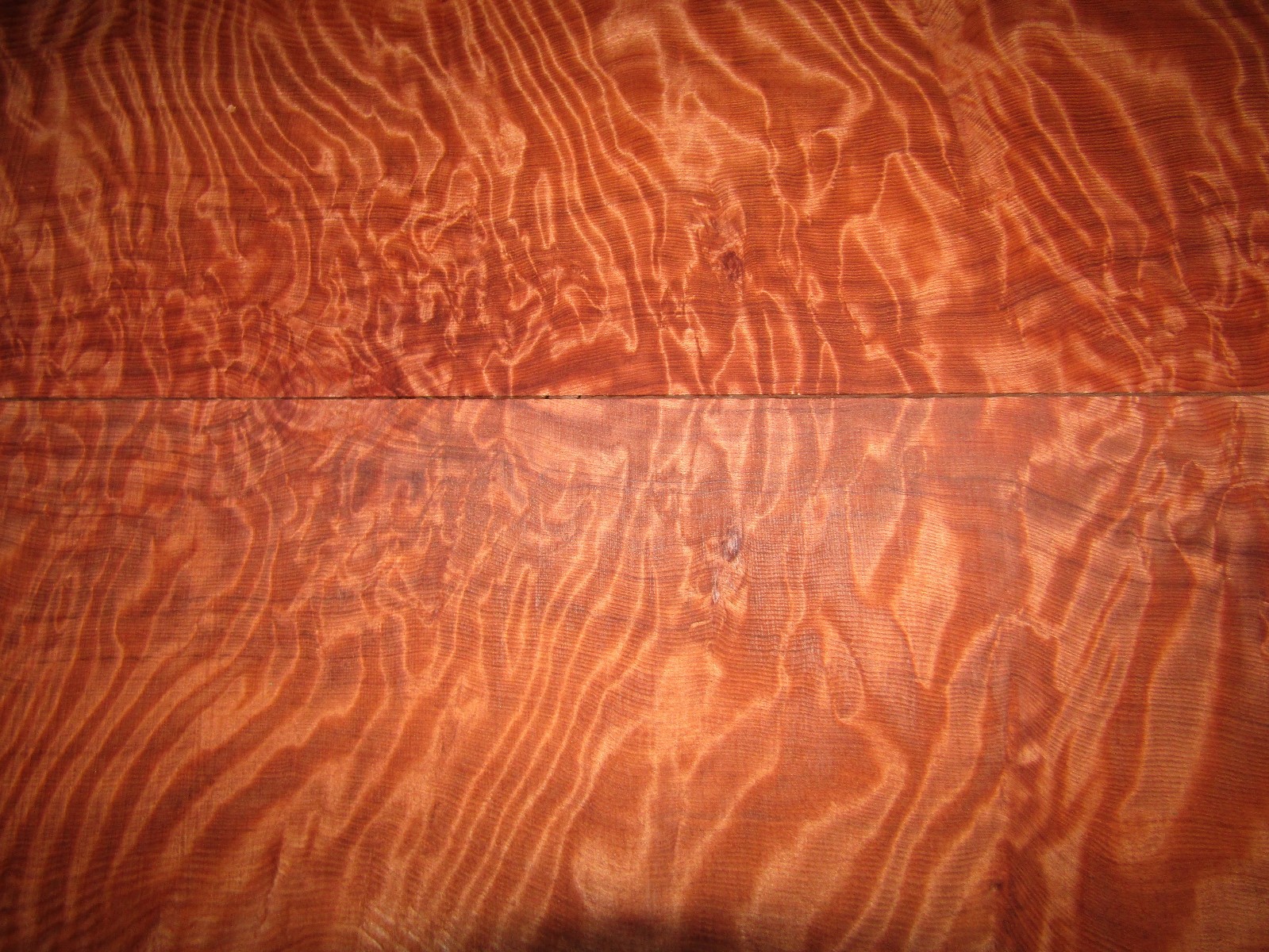 REDWOOD CURLY QUILTED BOOK MATCH SET...SUPER! .52 THICK