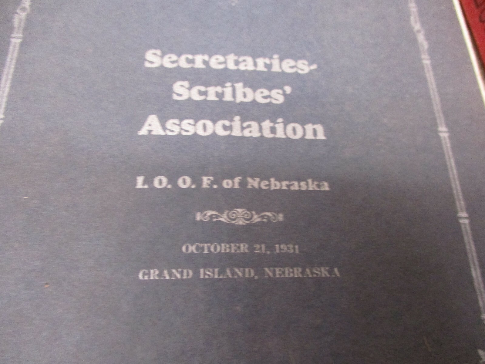 10 IOOF Oddfellows Grand Lodge of Nebraska 1930's Sessions Books