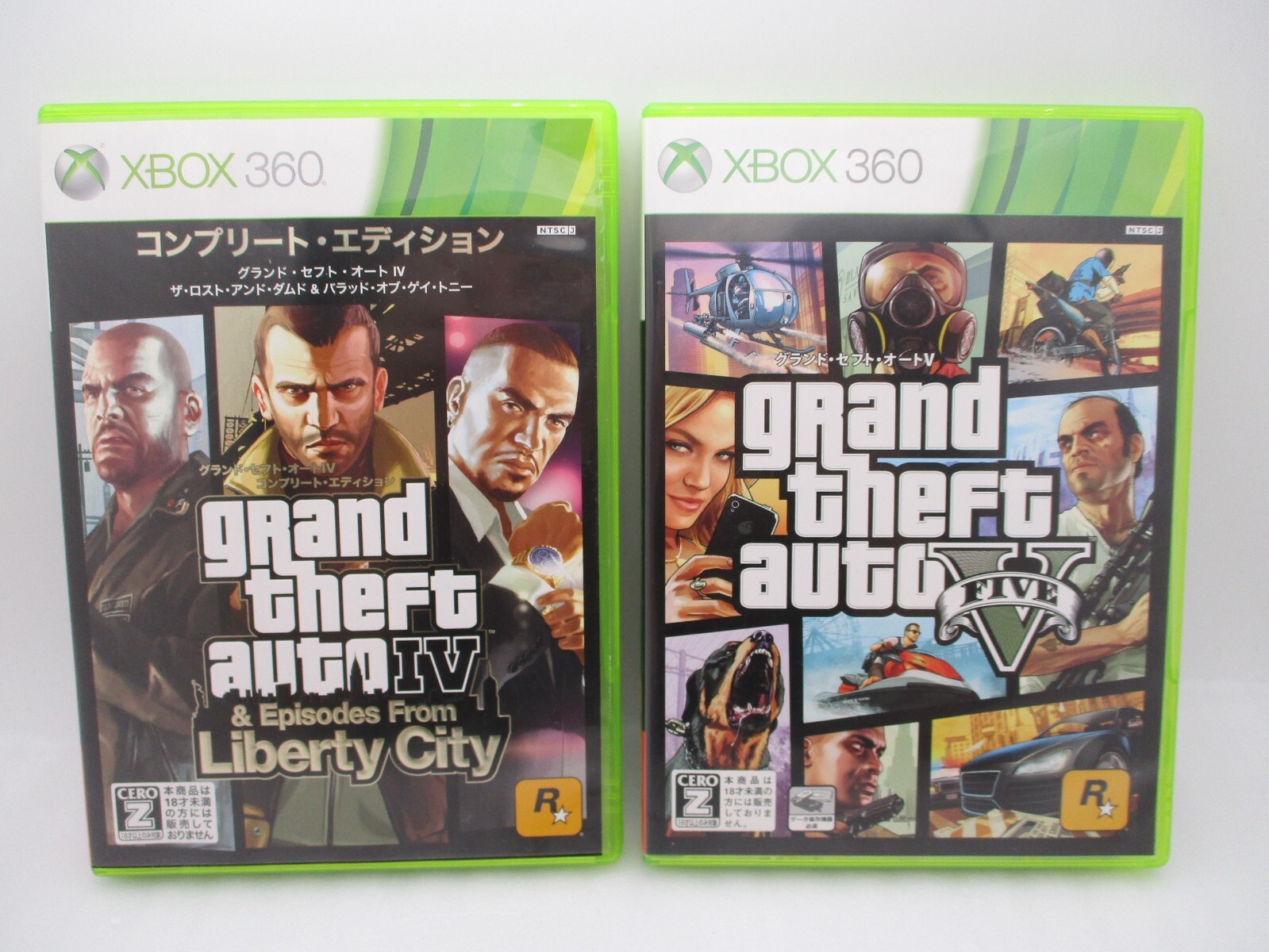 XBOX360 Grand Theft Auto IV ( 4 ) Complete Edition & V ( 5 XBOX360 Grand Theft Auto IV ( 4 ) Complete Edition & V ( 5