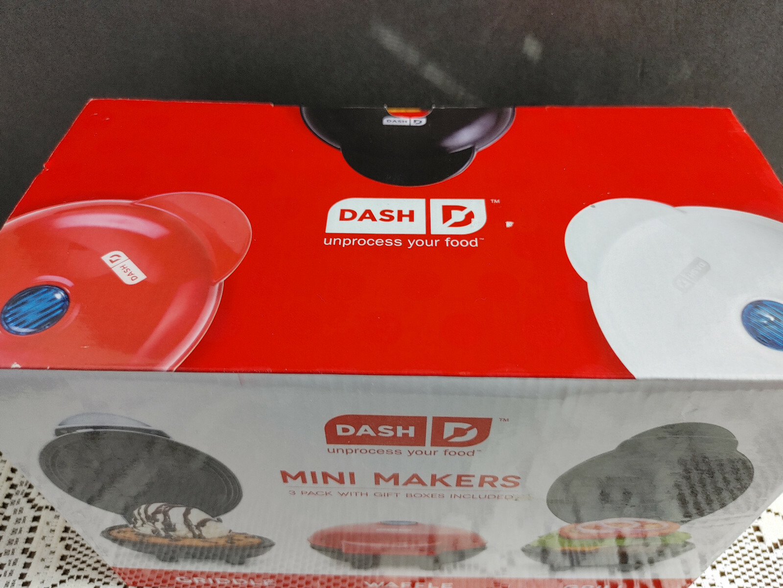 mini waffle maker set of 3