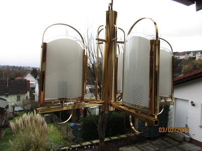 Plafonniere Messing Glas : Messing lampe deckenleuchte hangelampe