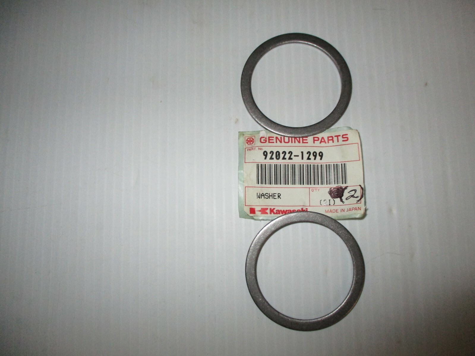 NOS KAWASAKI WASHER KX125 KDX200 KX500 ZR1100 ZX750 92022