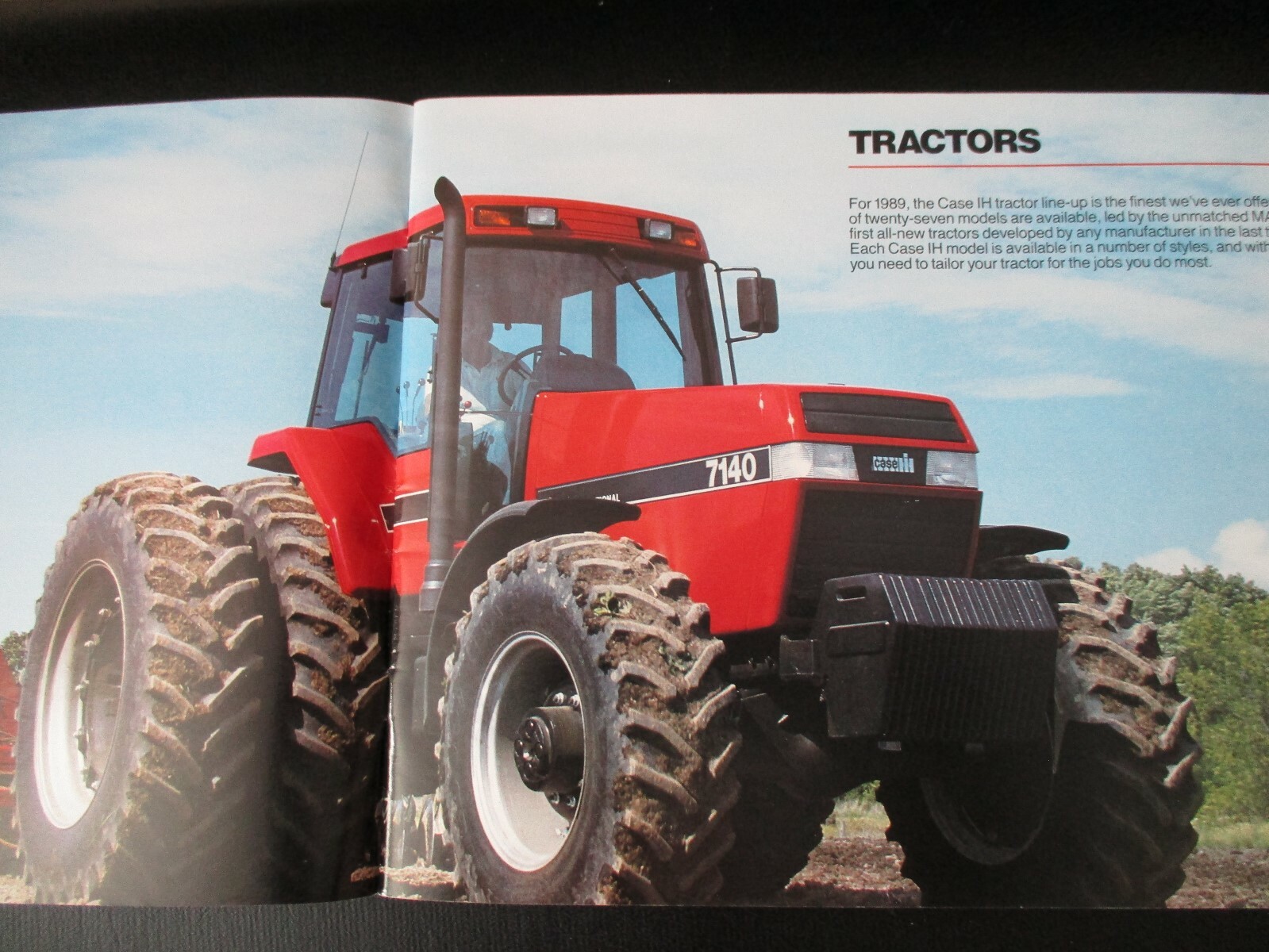 Vintage 1989 Case IH Agriculture Equipment Buyers Guide