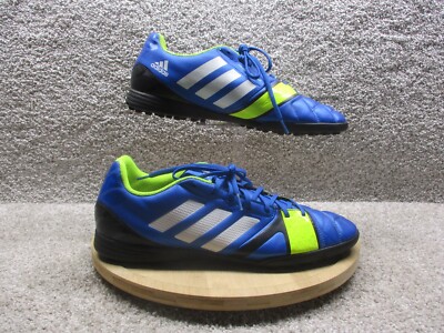 Size 12 - Adidas Nitrocharge 3.0 Mens Turf Soccer Cleats Blue Yellow Q33936 GUC