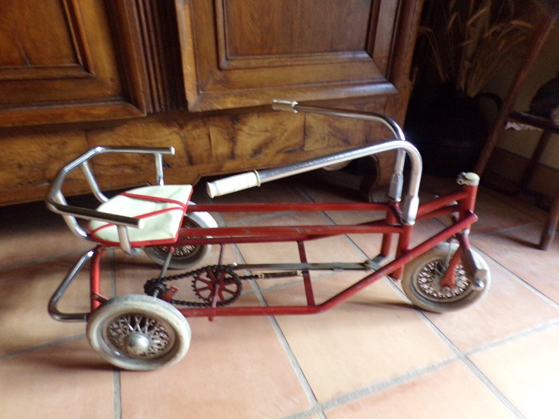 Ancien Cyclo Rameur,Jouets Anciens,1950,Tricycle,Collections
