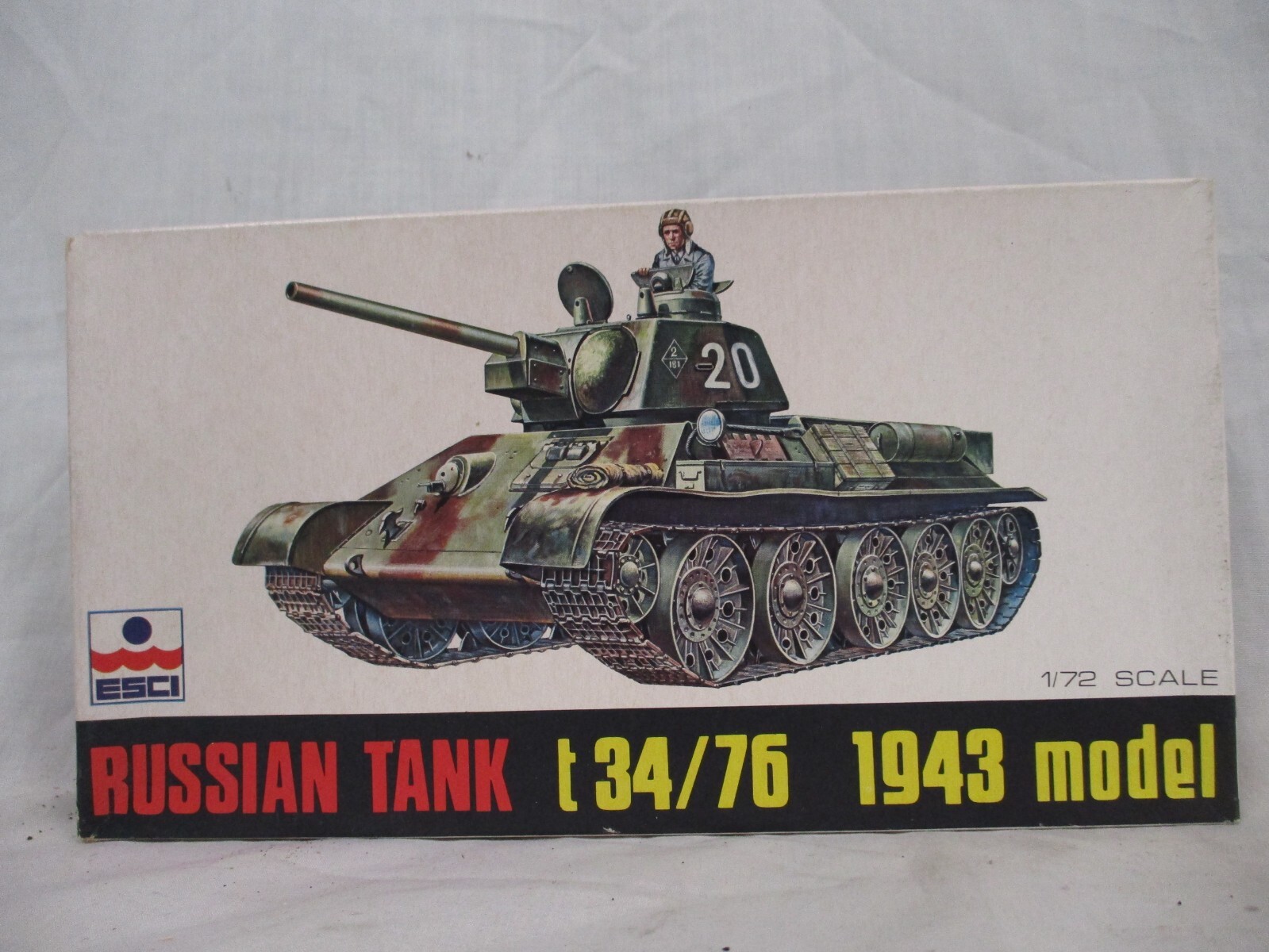 ESCI #8047 Russian Tank t34/76 1943 Model | eBay