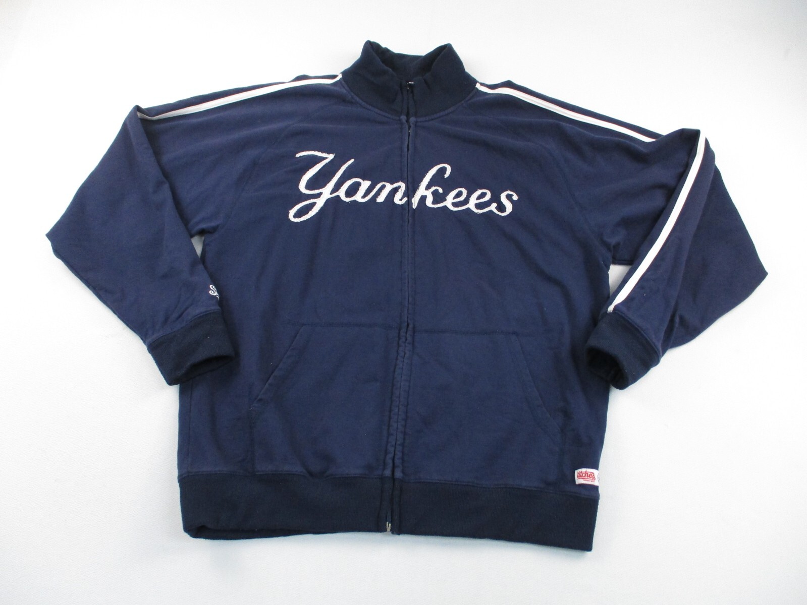 MLB stitches ヤンキース　ジャケット Stitches New York Yankees Jacket Mens Large Blue Zip Long