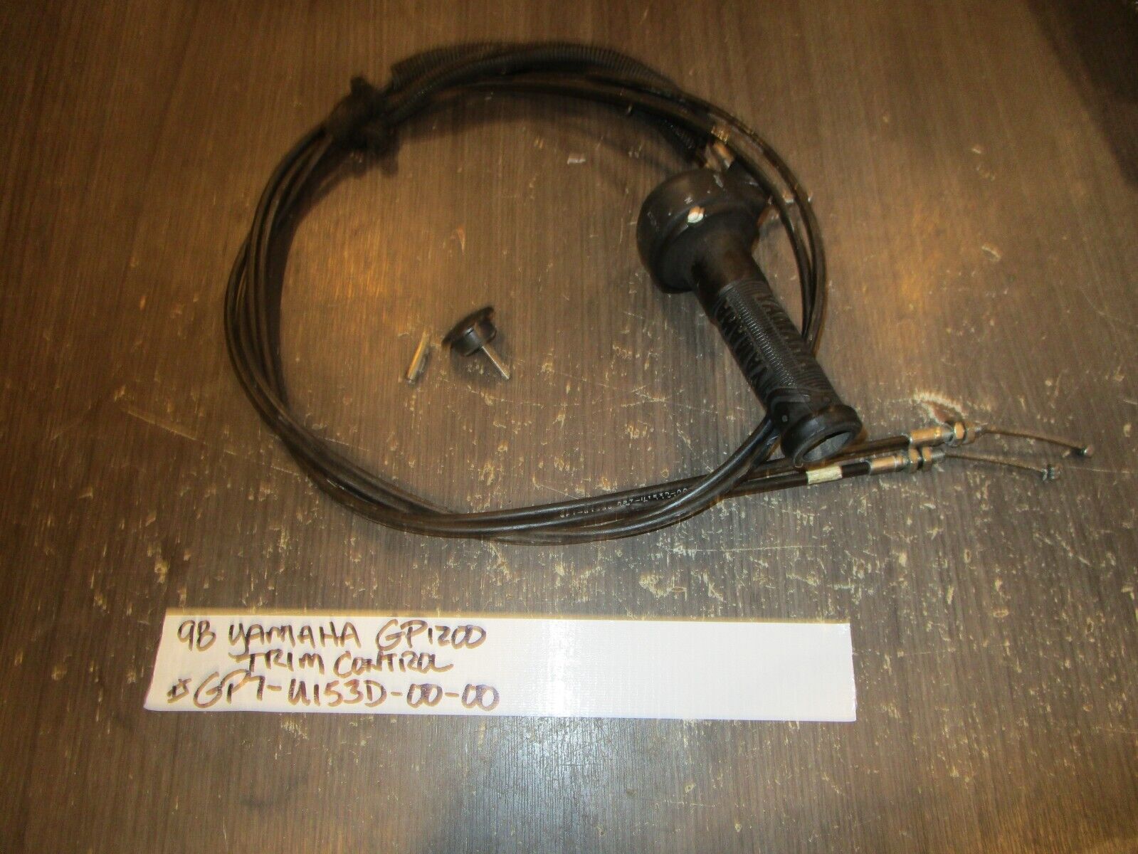 YAMAHA GP1200R '01 OEM CABLE,NOZZLE CONTROL 2 Used (F0D YAMAHA GP1200R '01 OEM CABLE,NOZZLE CONTROL 2 Used (F0D