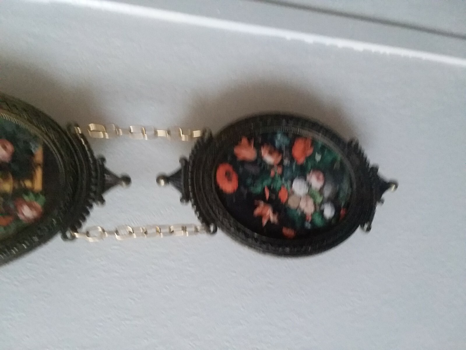 3 Vintage Metal Picture Frames Ornate 20