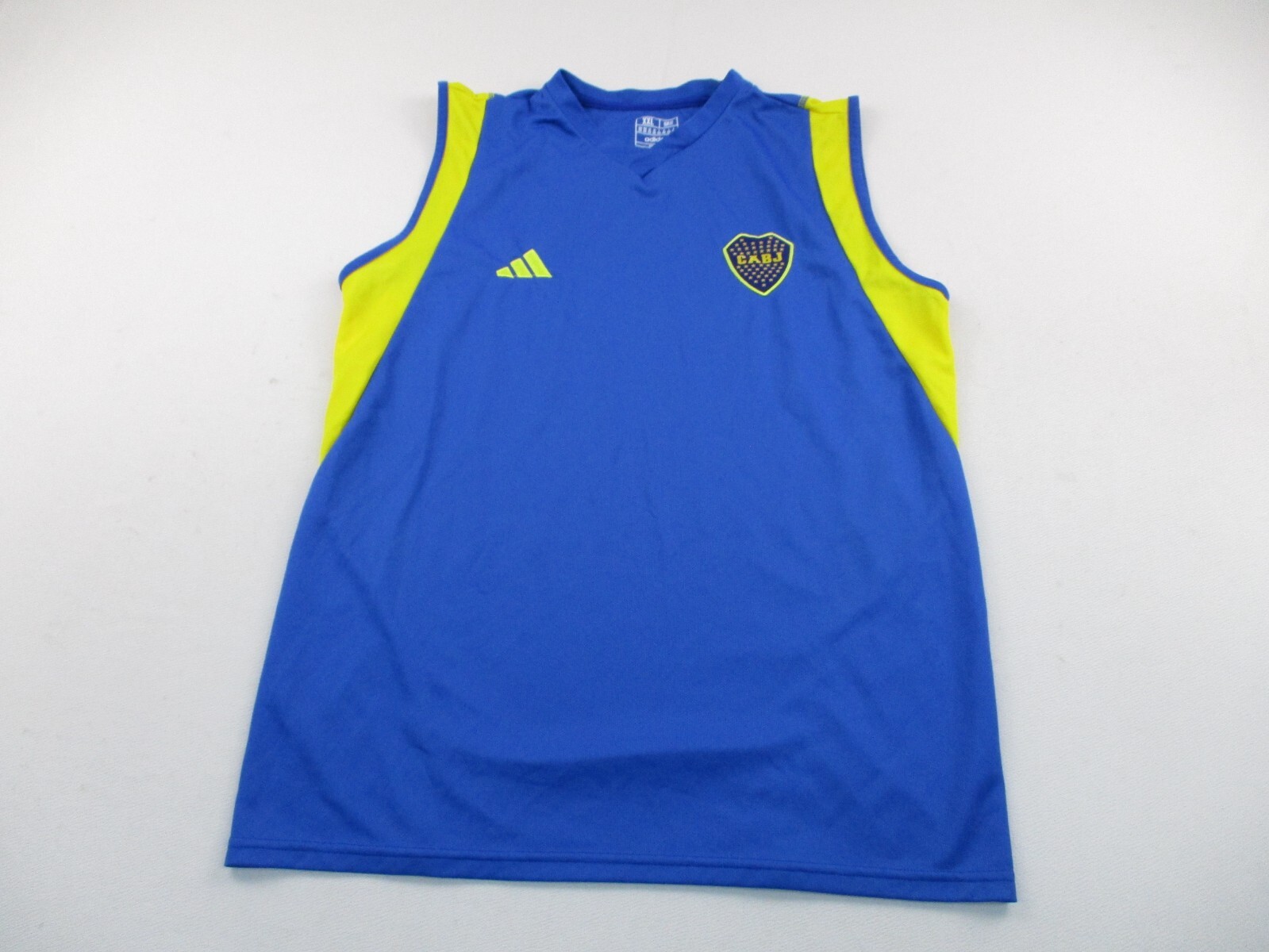 Boca Juniors Warm Up Sleeveless Training Jersey Mens 2XL
