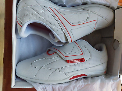 SERGIO TACCHINI WHITE RED RETRO TRENDY SPORTS SHOES TRAINERS UK 5