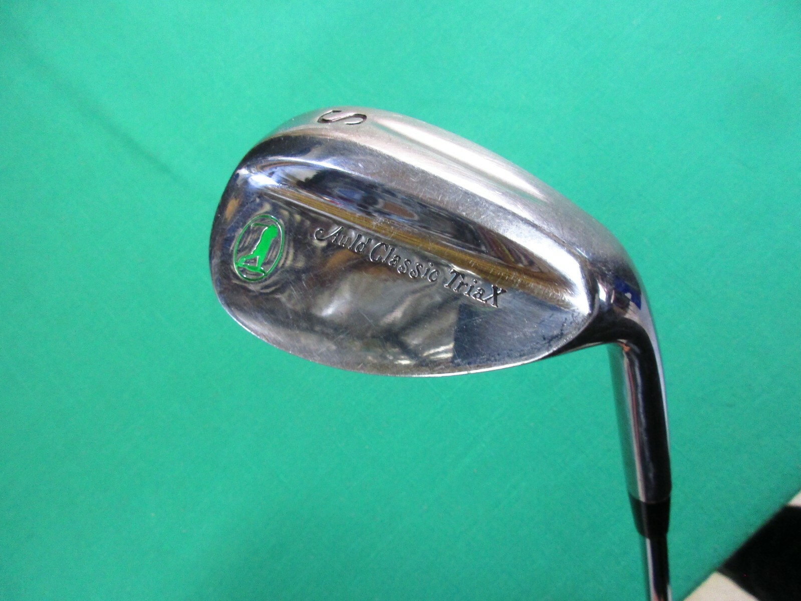 Auld Classic TriaX Sand Wedge - Steel Stiff Flex Shaft - Excellent Condition!