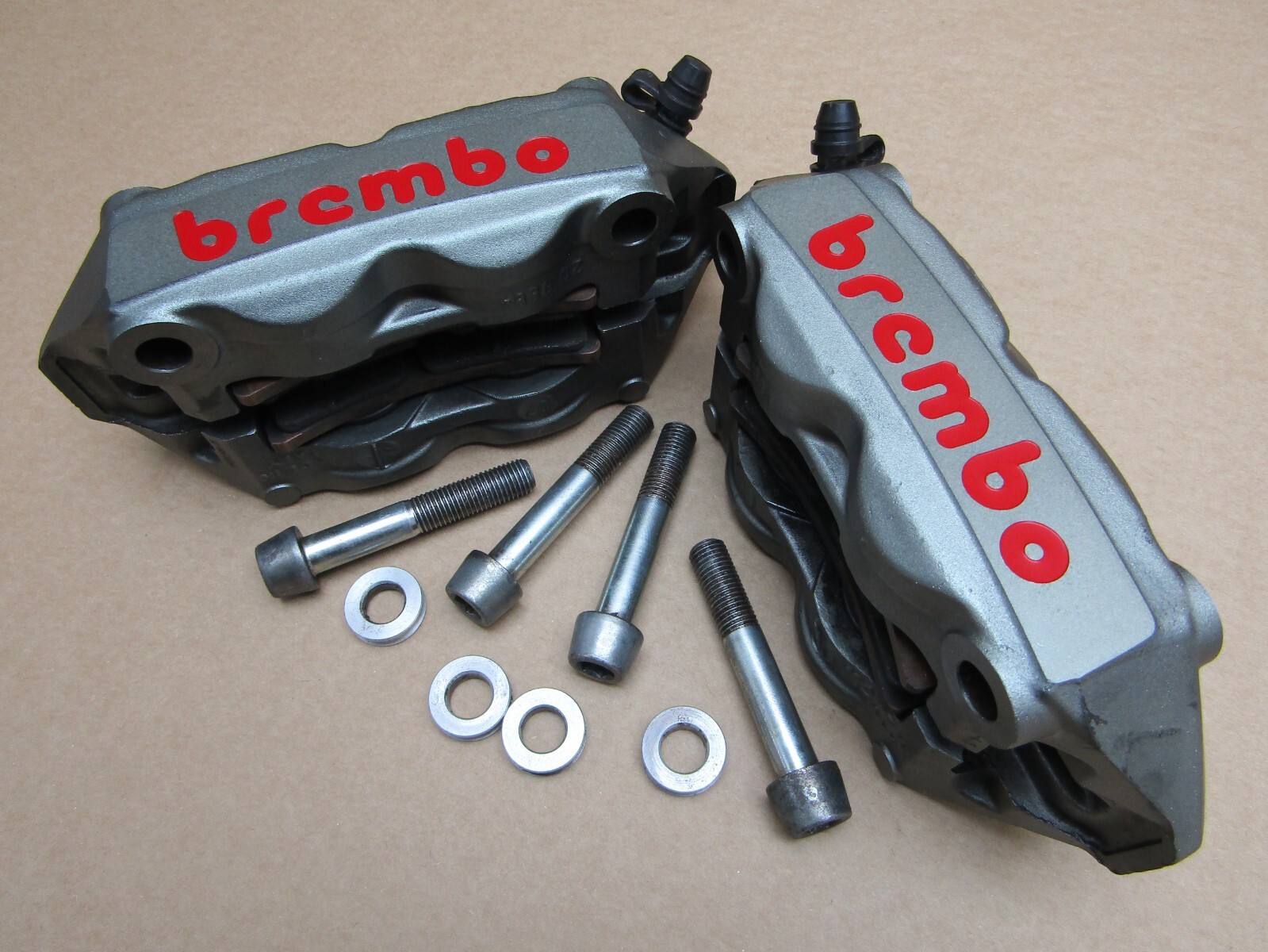 Ducati 1098 2008 10,800 miles front brake calipers pair