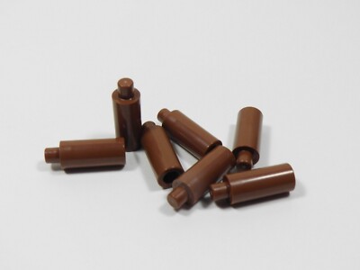 LEGO 6 Reddish Brown Candle Sticks Accessory Minifig C2