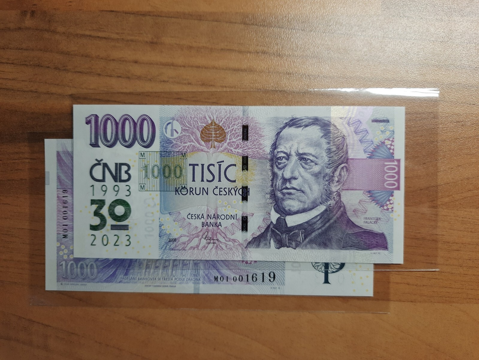 1000 Korun M 01 / 001619 THE MOST RARE LIMITED SERIES Czech