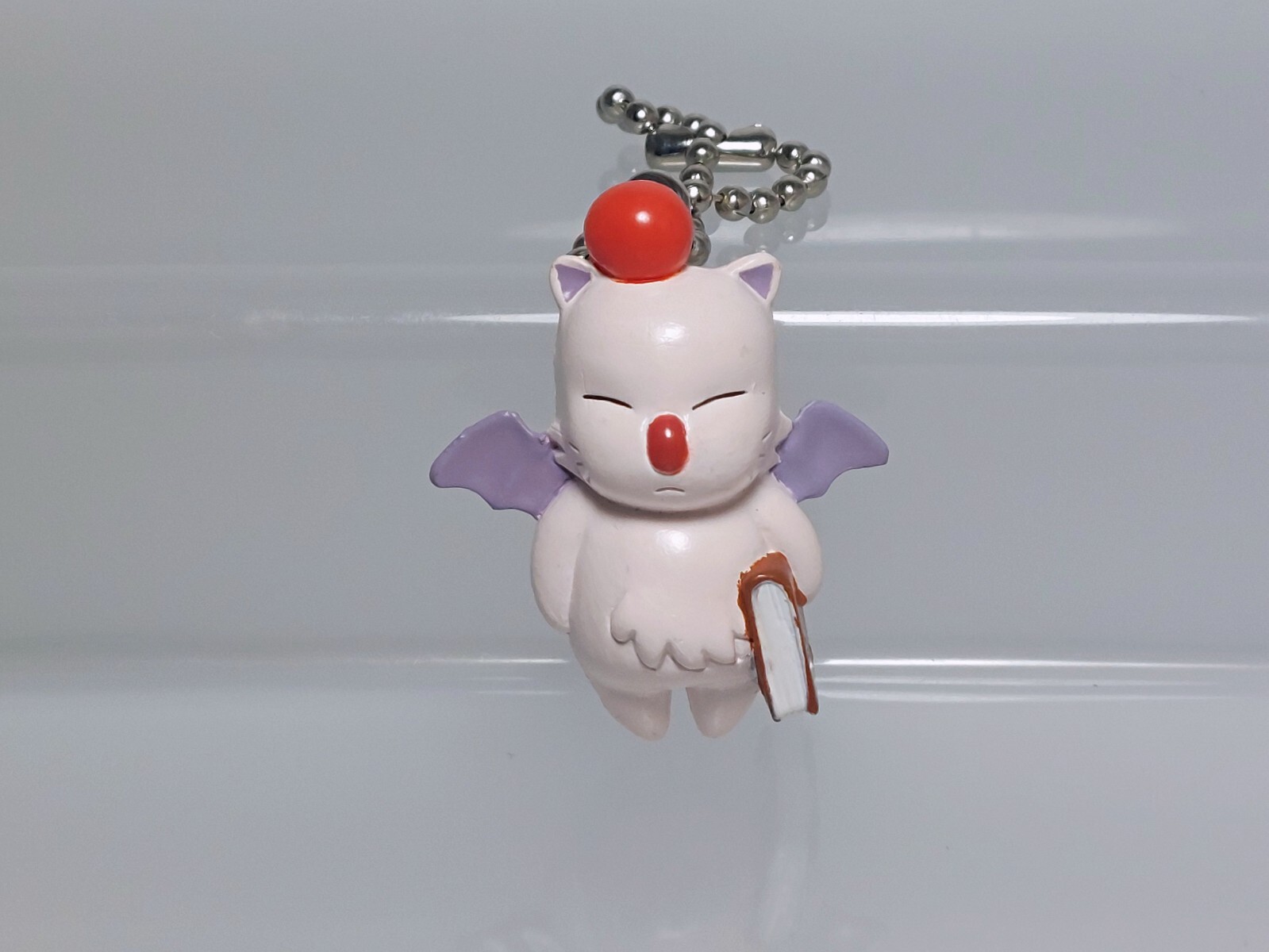 Moogle Final Fantasy IX FF Swing Keychain Figure Bandai 2000 Moogle Final Fantasy IX FF Swing Keychain Figure Bandai 2000