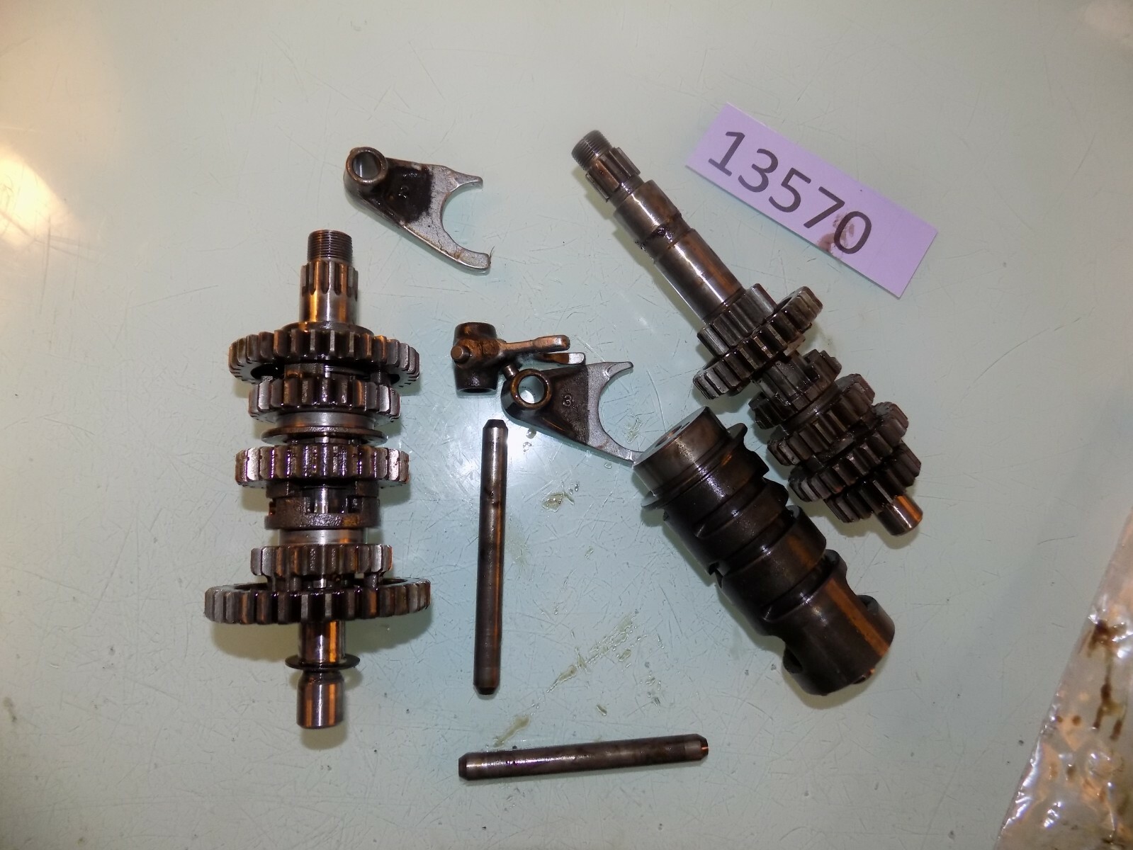 1983-1985 yamaha YTM 225dx tri moto transmission USED OEM