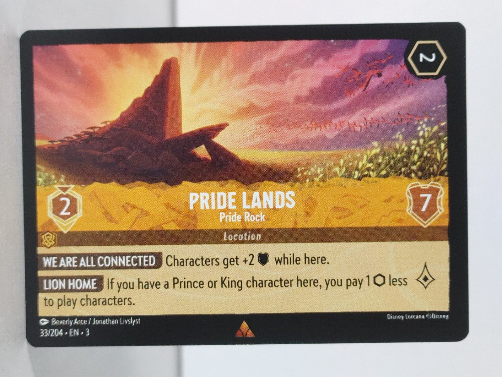 Pride Lands - Into the Inklands - 33/204 - Lorcana TCG
