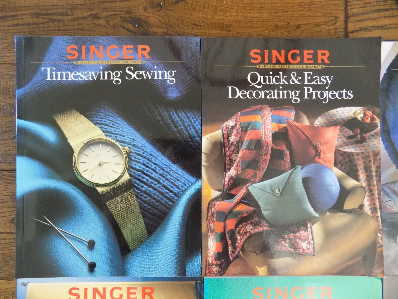 Lot 12 Singer Sewing Reference Library Books