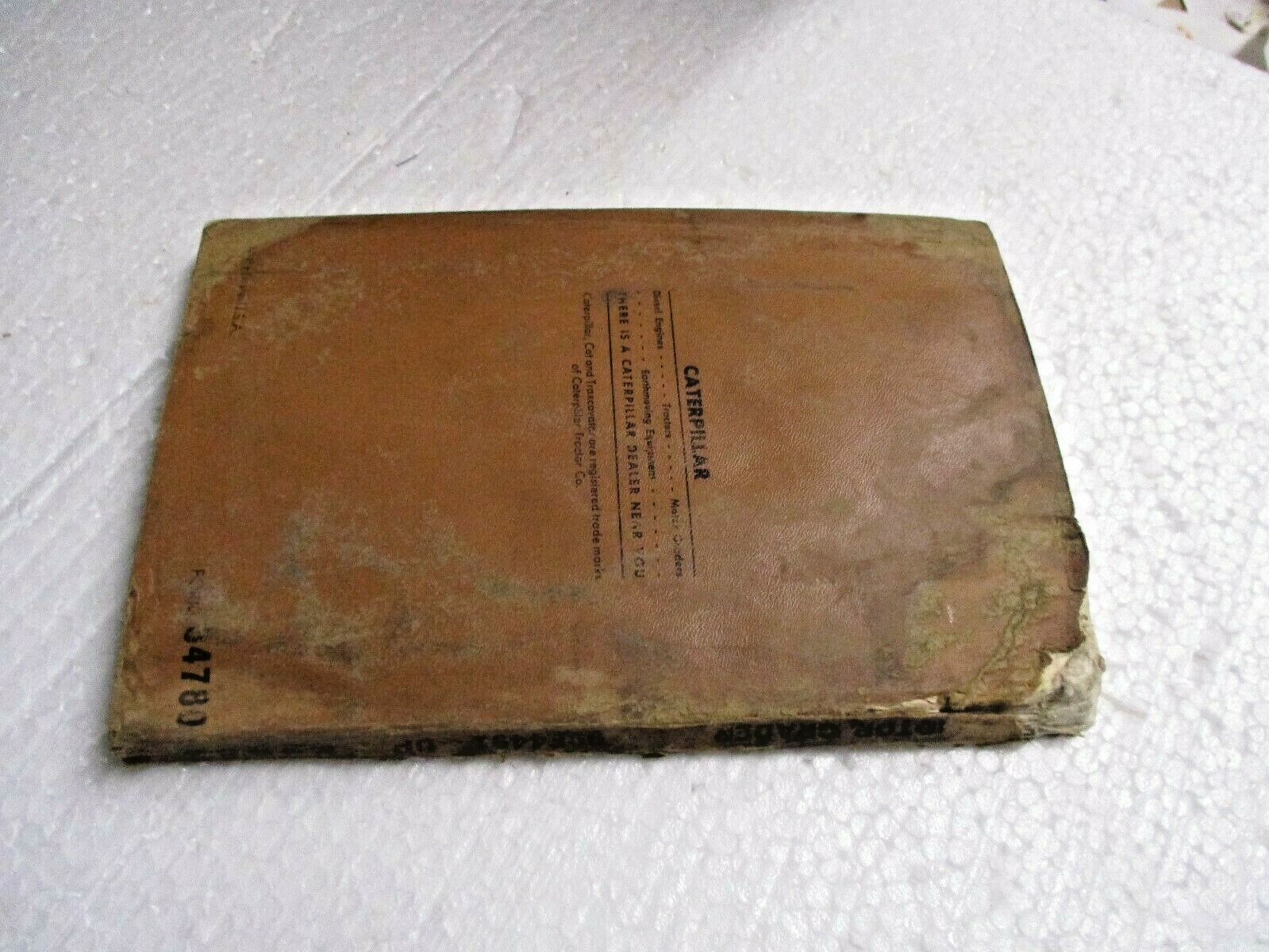 Old Caterpillar Parts Book Manual No. 12 Motor Grader