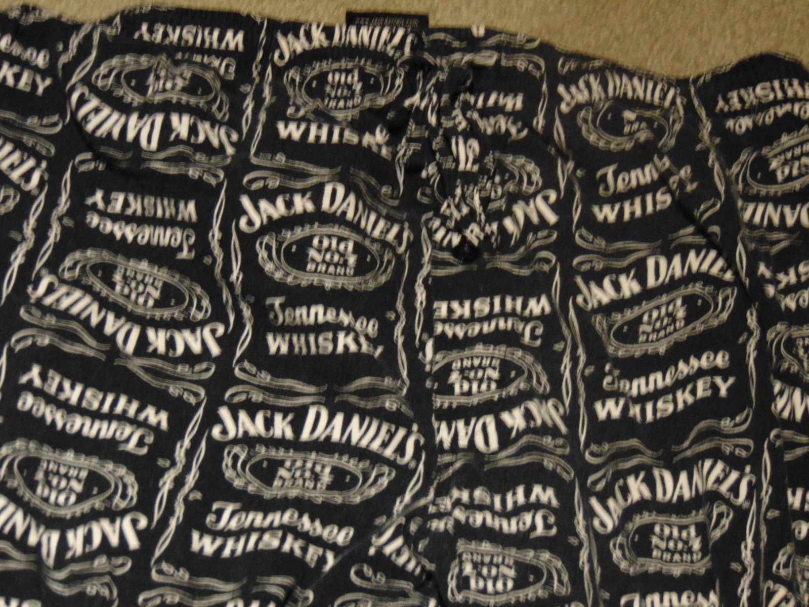 Jack Daniel's Men's Pajama/Lounge Bottoms 2 Pockets Button fly L(36-38)