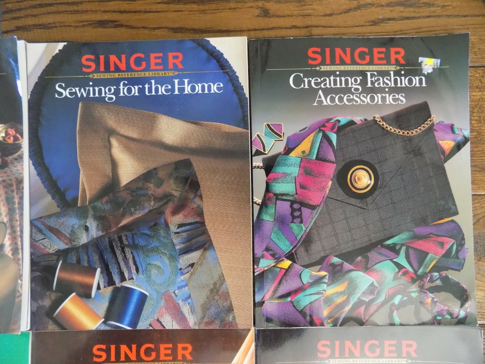 Lot 12 Singer Sewing Reference Library Books