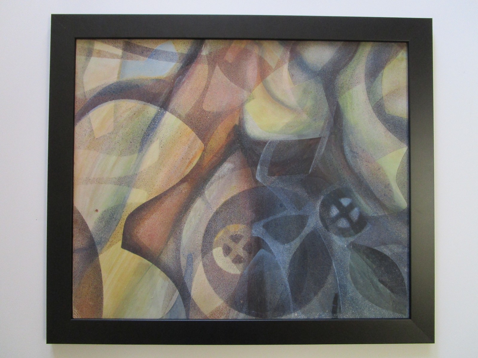 VINTAGE 1970 ABSTRACT EXPRESSIONISM PAINTING MODERNISM CUBISM NON OBJECTIVE 