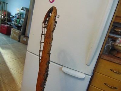 vintage  Lacrosse wooden stick   nice    /# 6926
