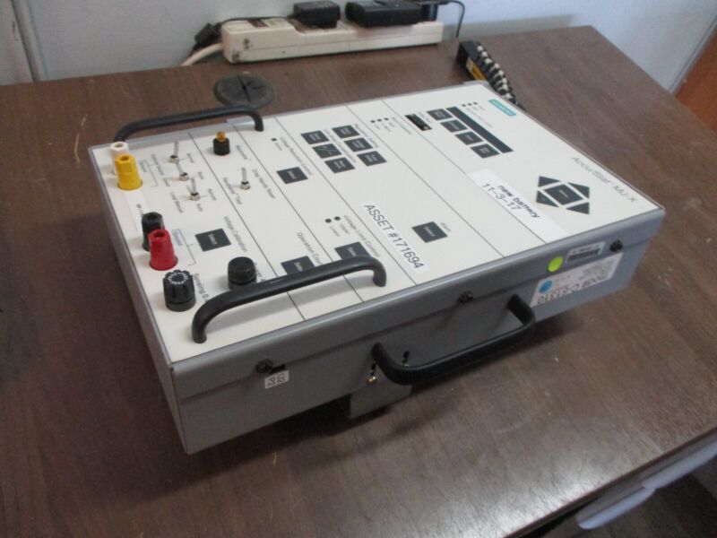 Siemens Accu/stat Mj-x Voltage Regulator Control Panel C-61310 Used