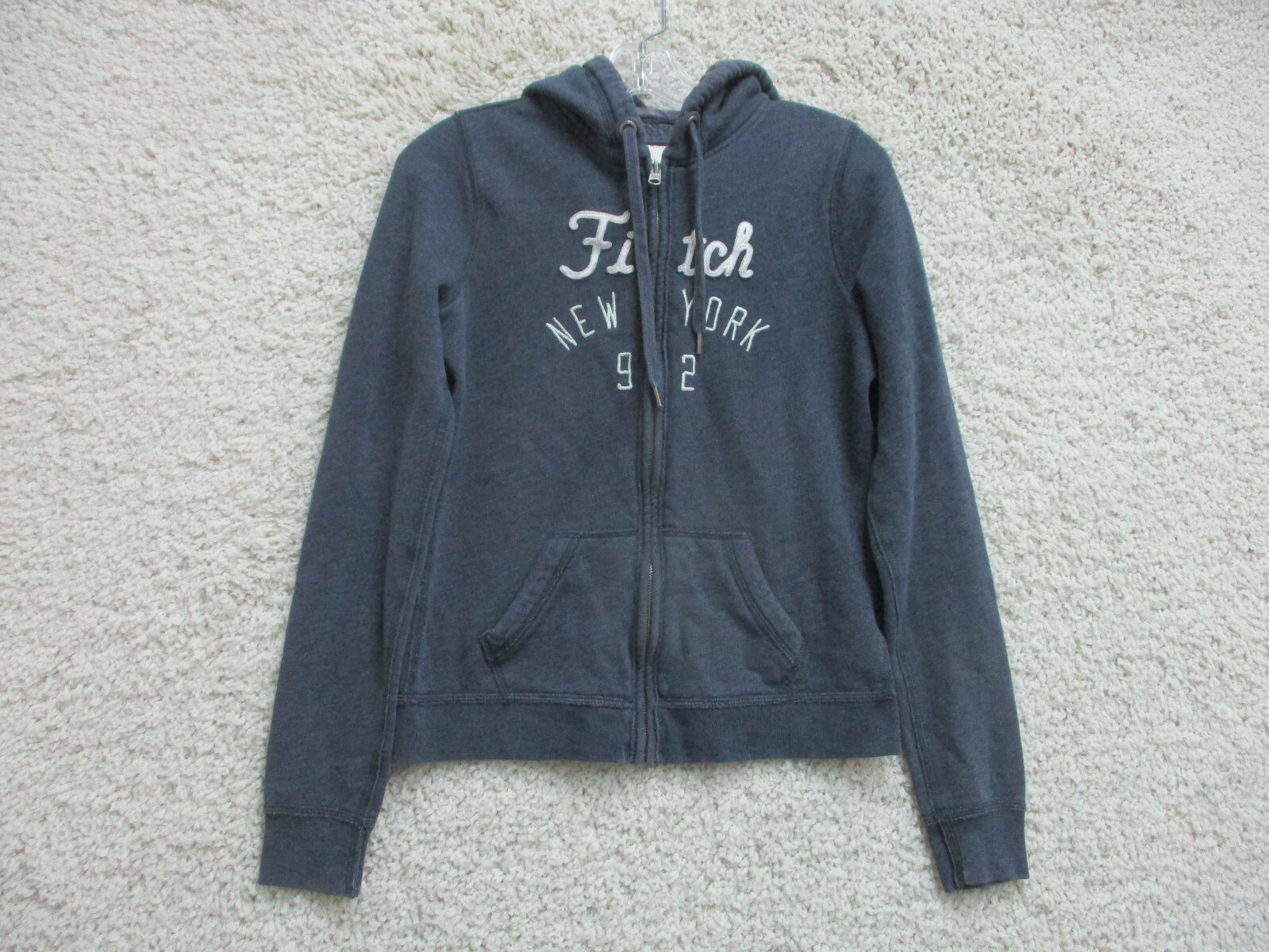 Abercrombie & Fitch Sweater Medium Adult Navy Blue Full Zip
