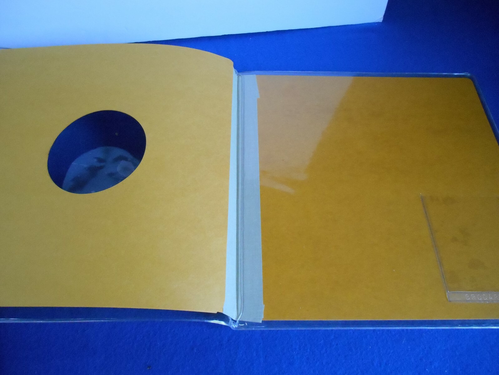 (10) HEAVY DUTY PLASTIC ARCHIVAL LP PROTECTORS W/ SLEEVES BRODART INC.