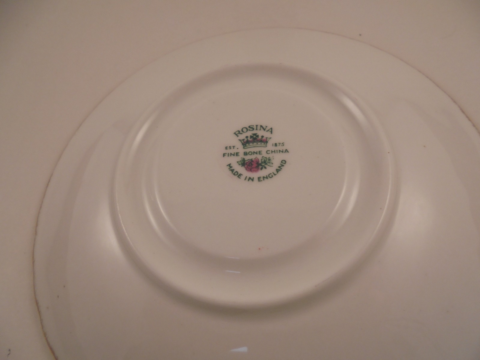 Rosina Saucer & Duchess Footed Cup Fruit & Berries Pattern Bone China