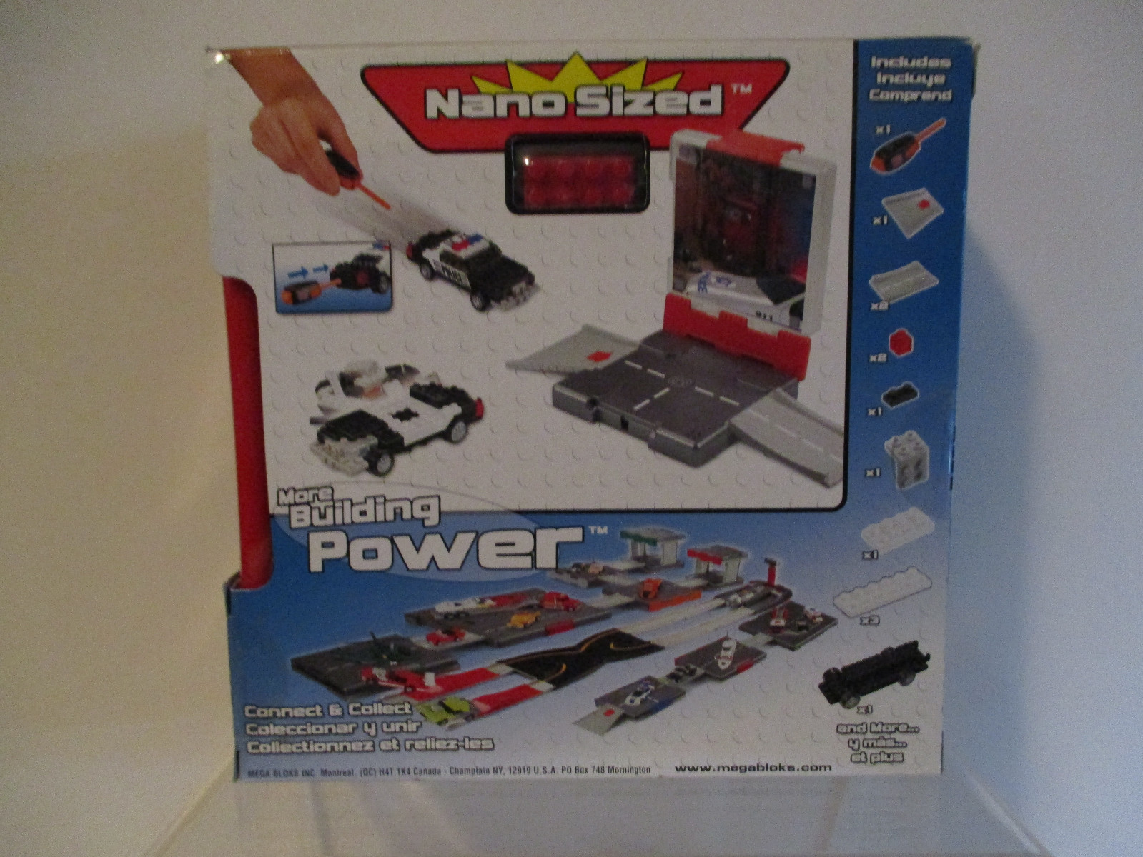 Mega Bloks Nano Police Car, model and set