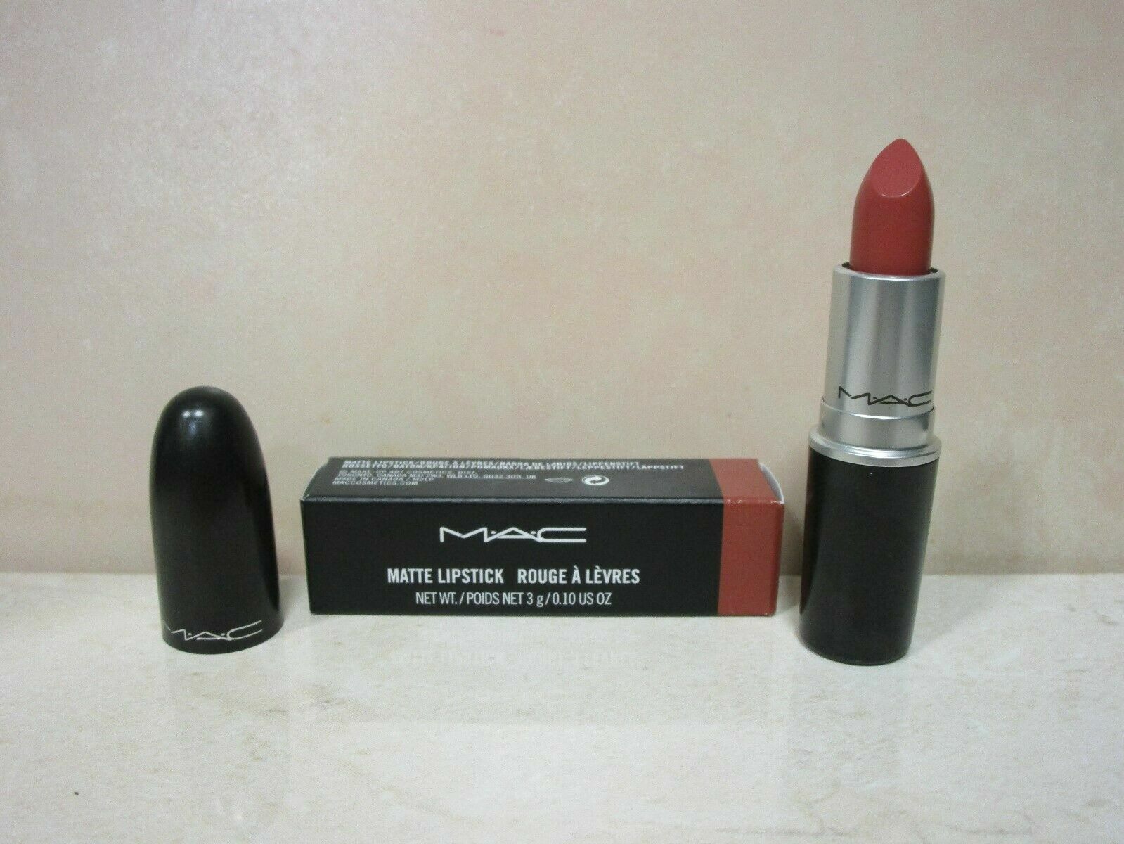 Mac Lipstick Velvet Teddy Deep Tone Beige Matte Authentic