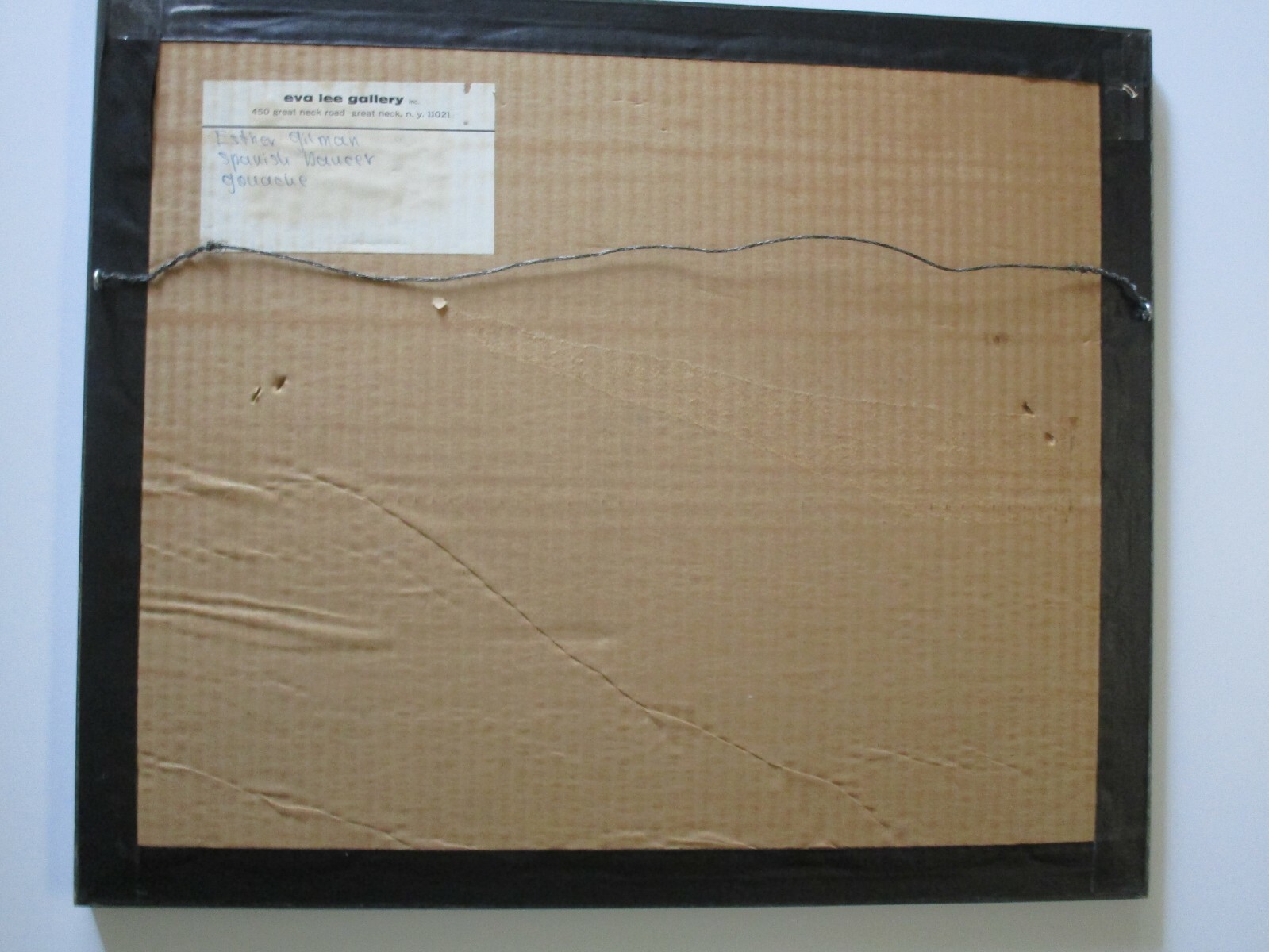 ESTHER GILMAN PAINTING EXHIBITED ABSTRACT EXPRESSIONISM MUSIC AND DANCE MODERN