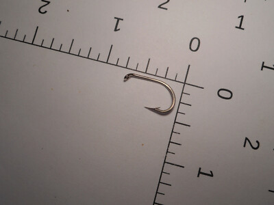 100 MUSTAD HOOKS #3 Viking FORGED NICKELPLATED EX STRONG REVERSED NORWAY 9242