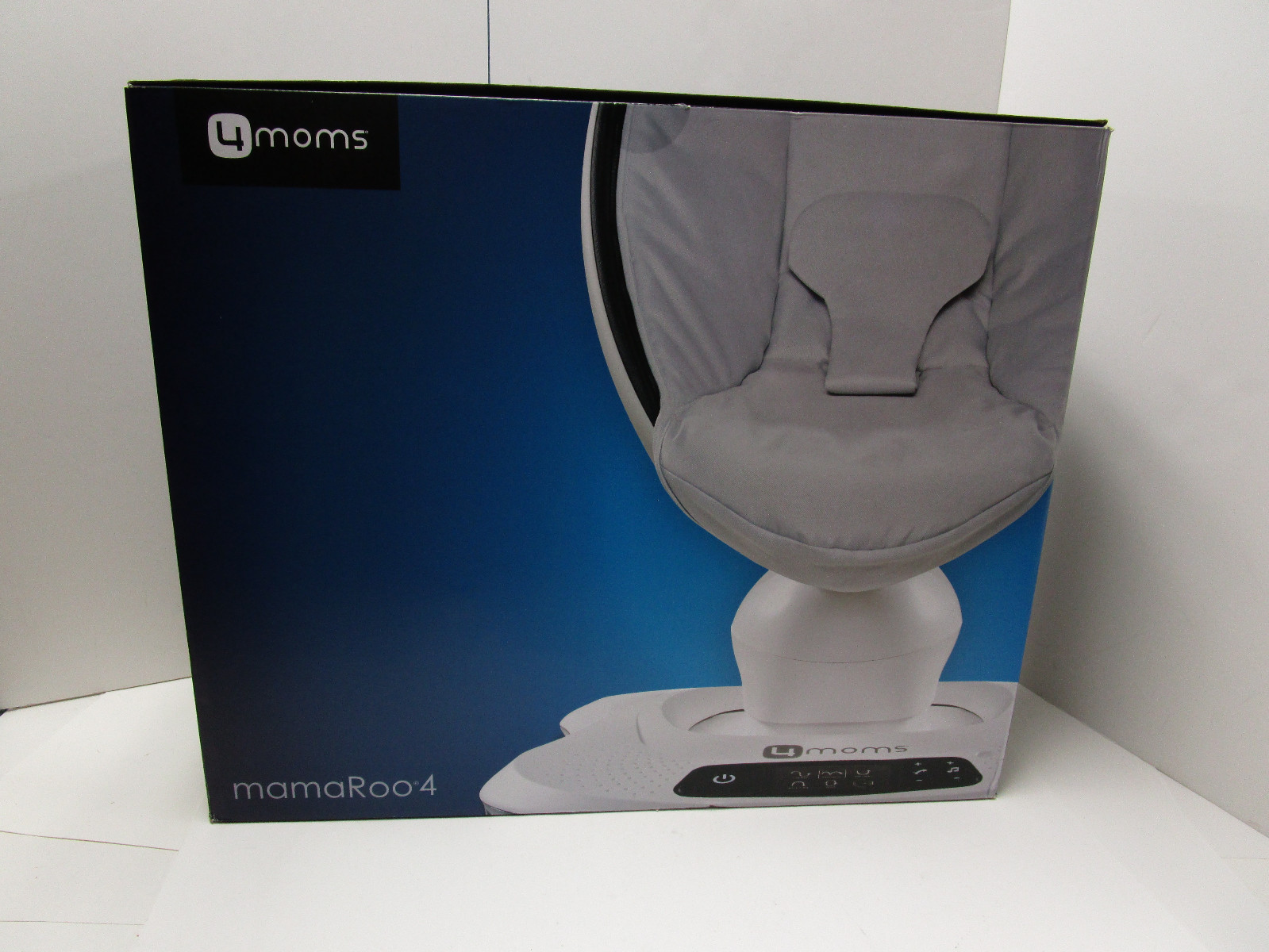 4 MOMS MAMA ROO 4 BOUNCING VIBRATING SEAT   NEW IN BOX    CLASSIC GREY