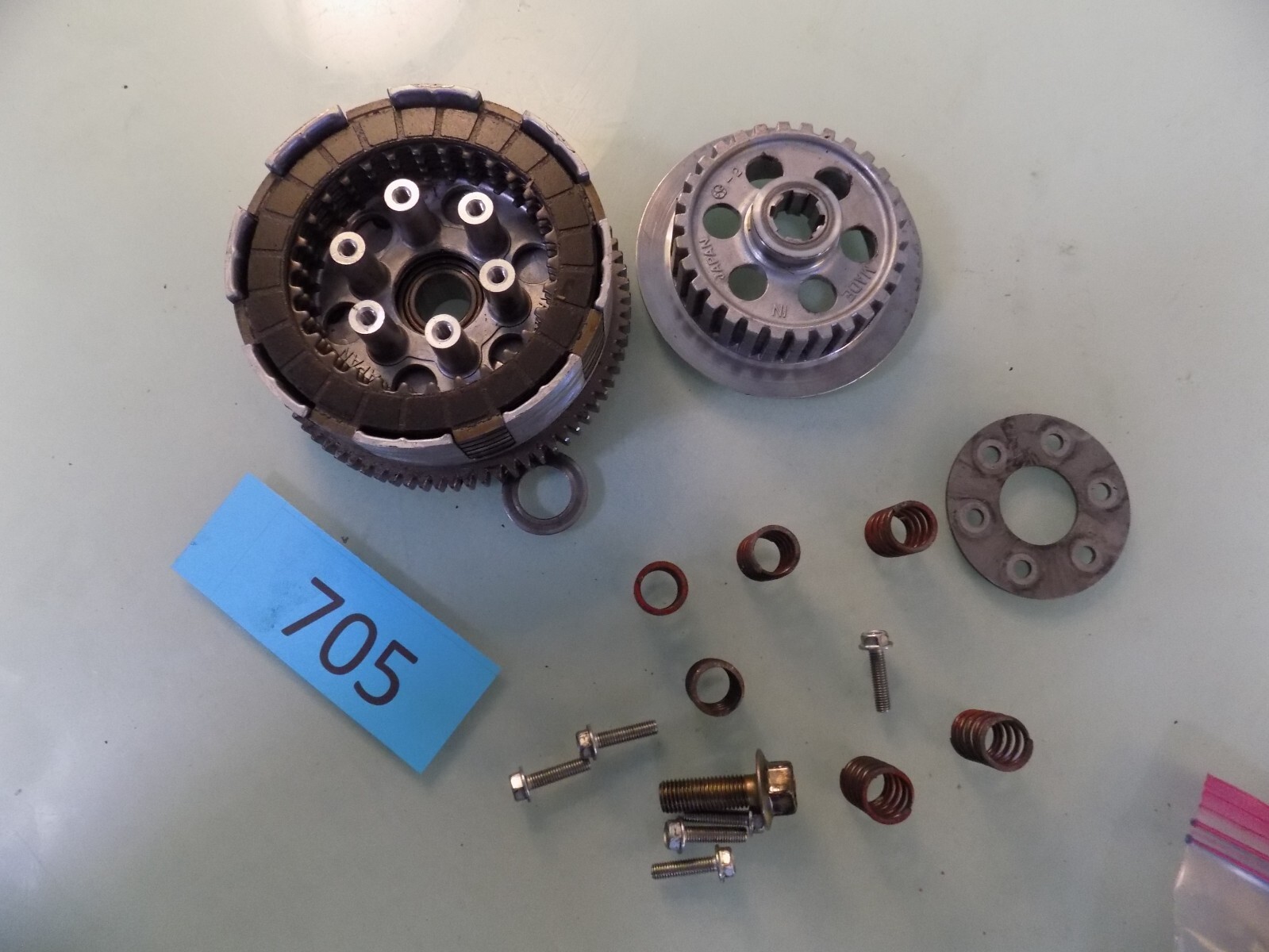 2005 KAWASAKI KX60 KX65 OEM COMPLETE CLUTCH W PLATES BASKET HUB