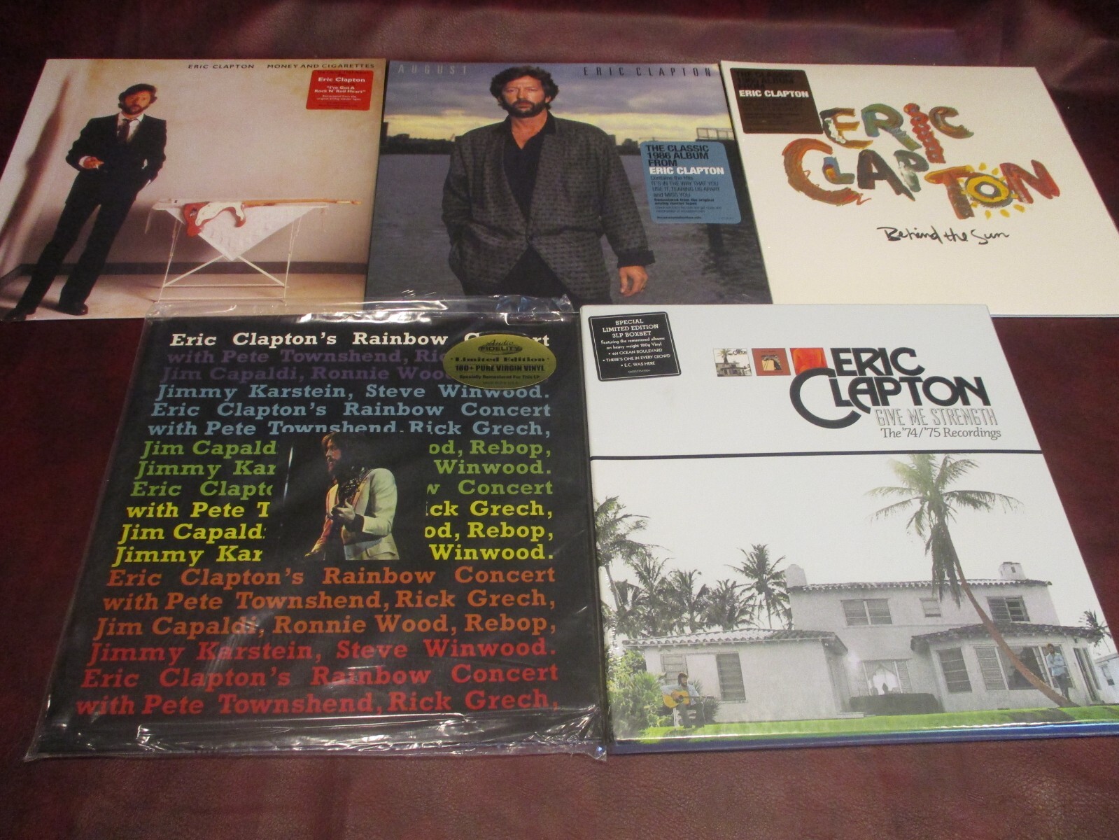 3LP - Me '74⁄'75 Give GIVE ME STRENGTH SET CLAPTON ERIC Eric