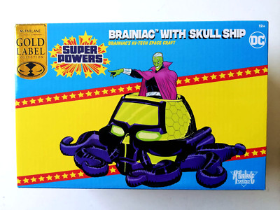 Brainiac with SKULL SHIP McFarlane Toys DC Super Powers Gold Label