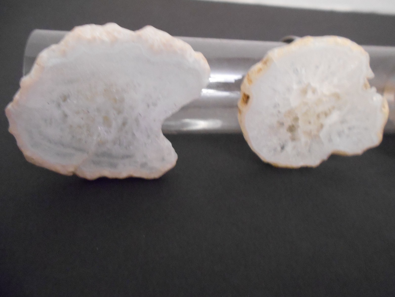 Godinger Natural Agate Napkin Rings -  Set of 4, NEW in box.