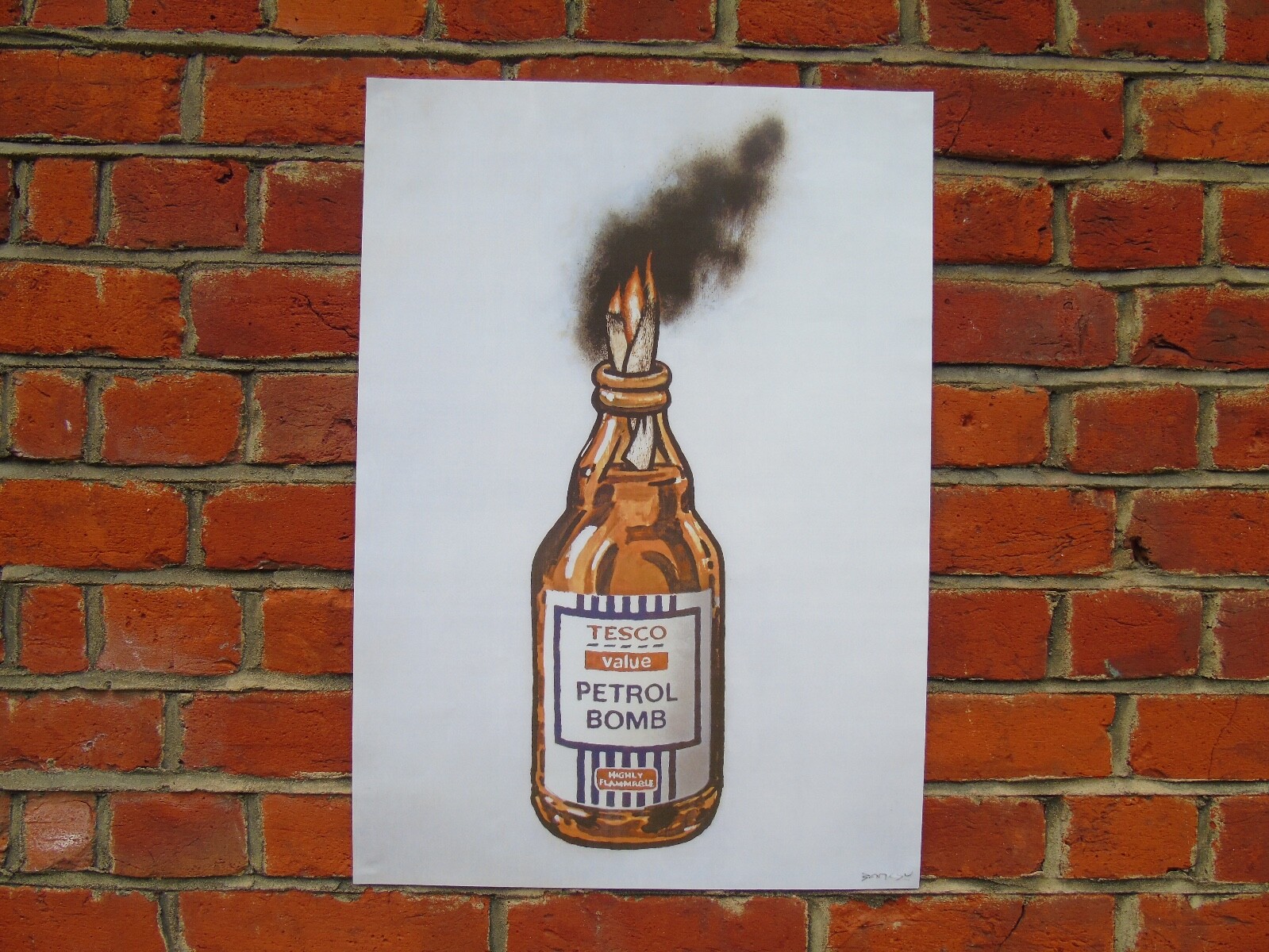 Banksy Tesco Petrol Bomb Poster A2 | eBay Banksy Tesco Petrol Bomb Poster A2 | eBay
