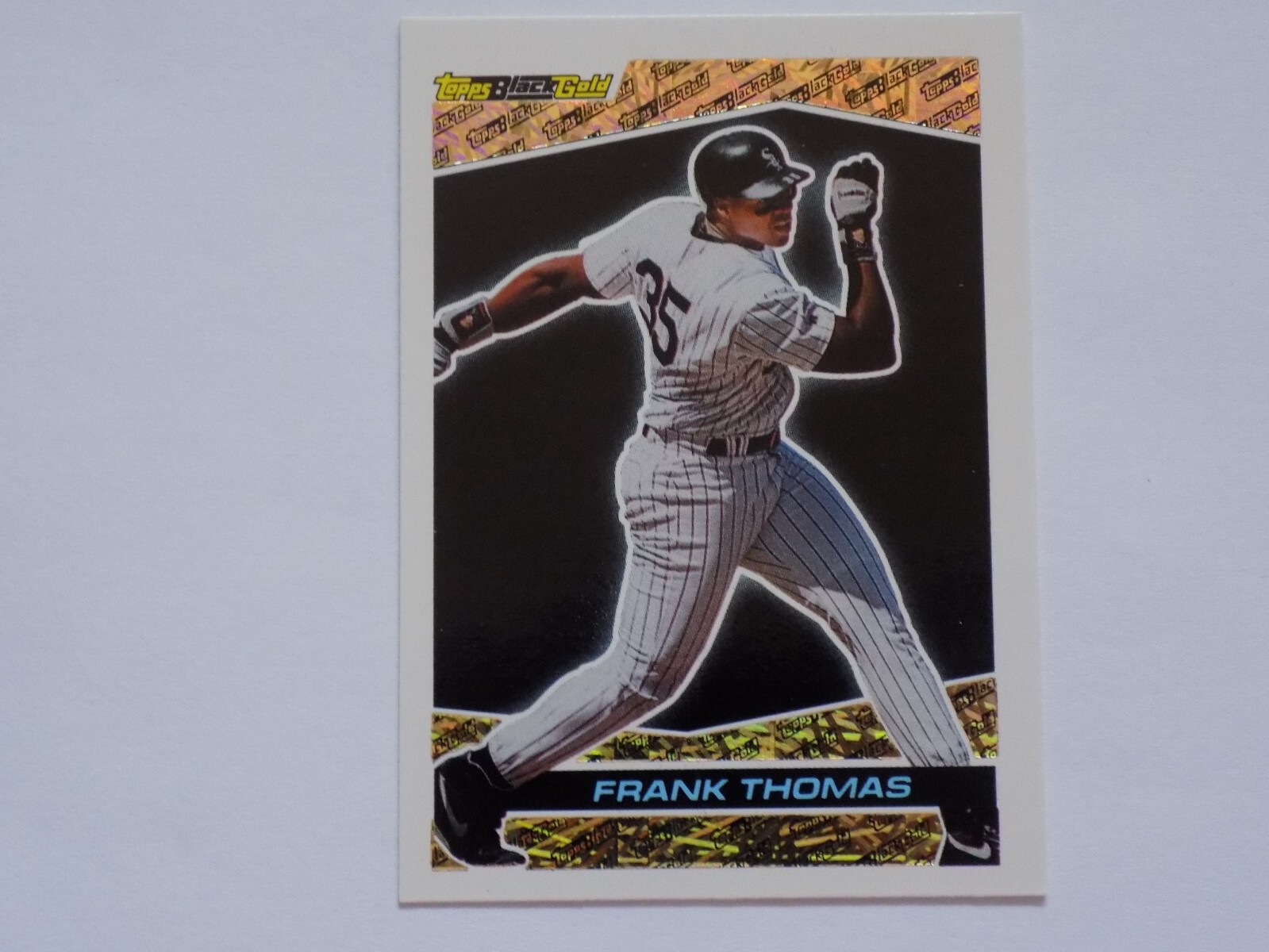 Naptime SOX-WHITE＆MUSTARD＆BLACK Ssize 1993 Topps Black Gold Frank Thomas Card #42 White Sox | eBay