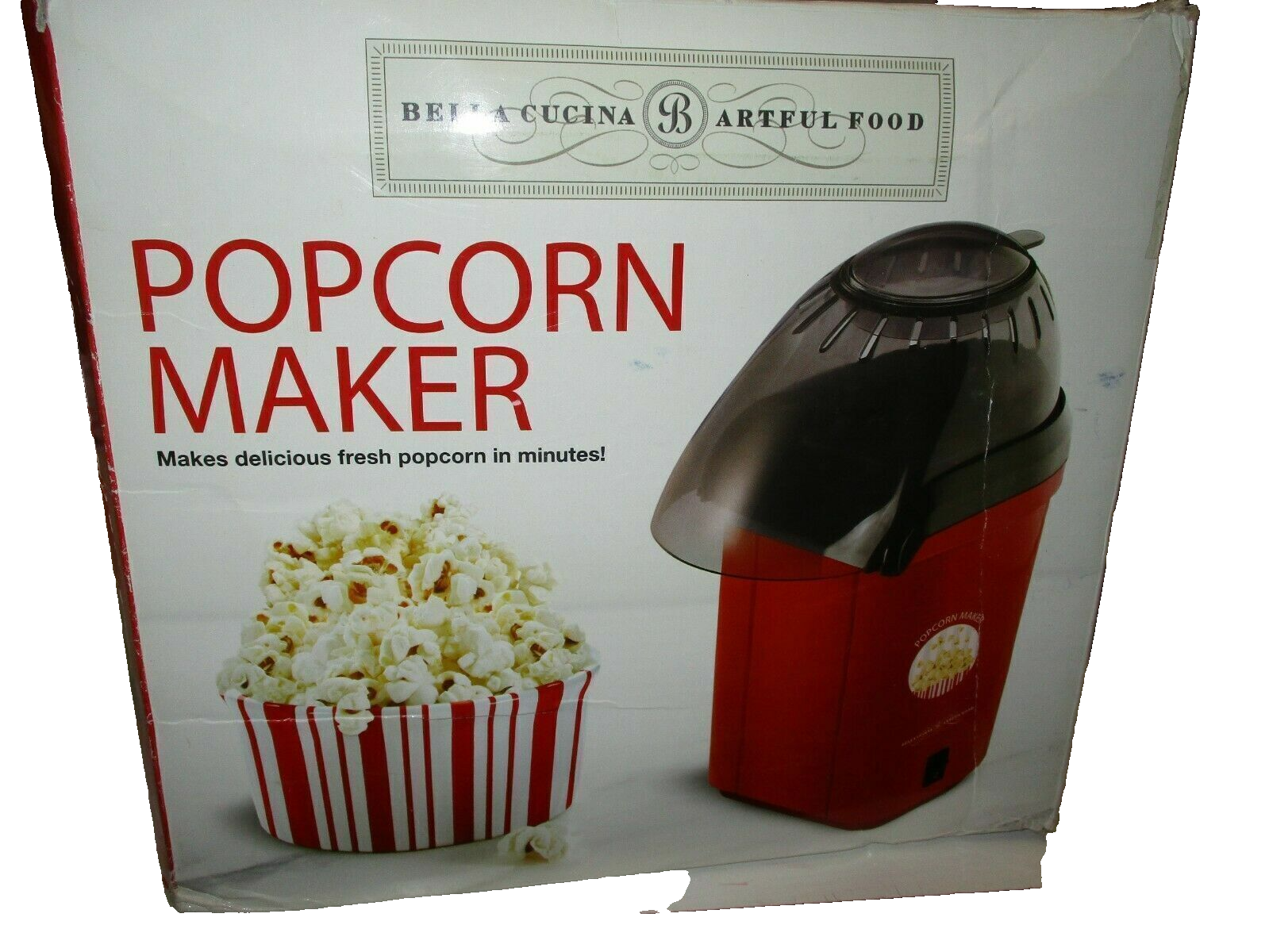 Bella Cucina Bartful Food Popcorn Maker Air Popper Model #13