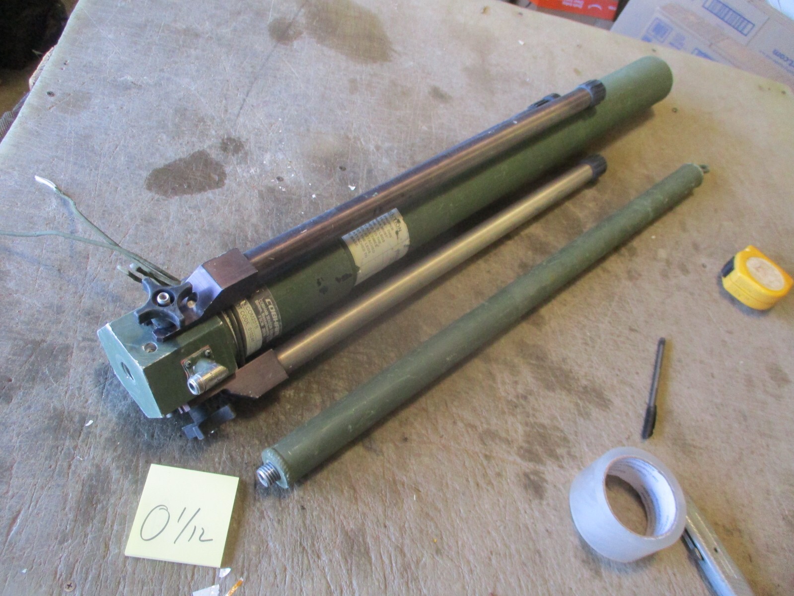 Used Cobham COM201B Portable Antenna 30-88mhz, Missing Leg