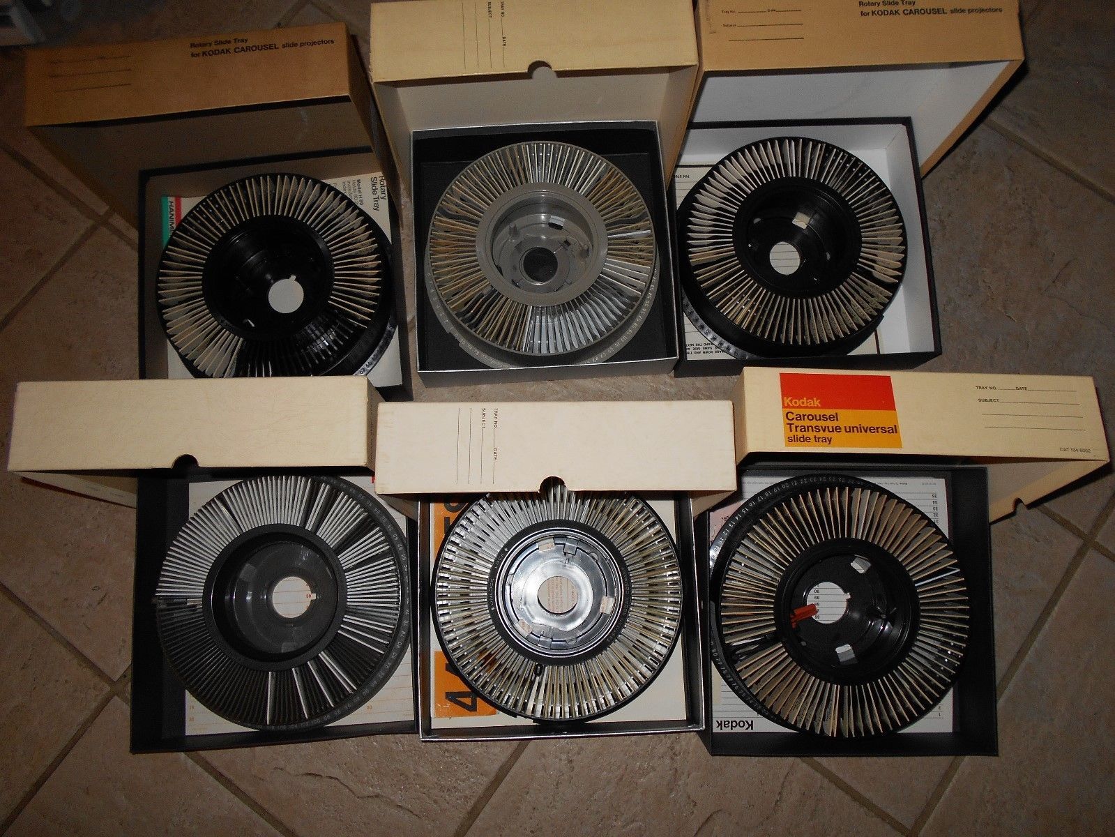 Bandejas y deslizante Giratorio Kodak carruseles