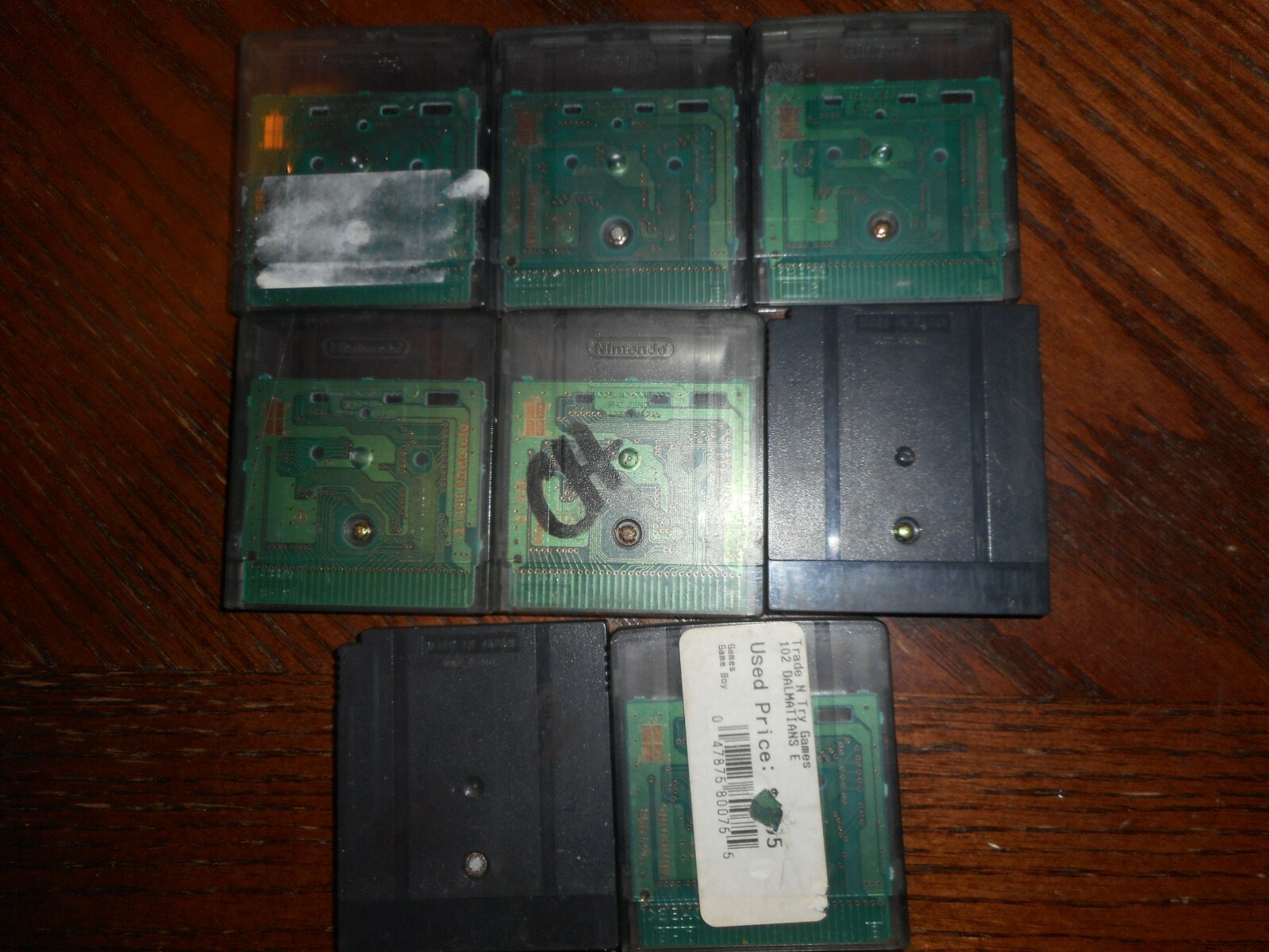 Lot of 8 Game Boy Color Games - Rugrats, Tarzan, A Bug's Life & More Gameboy