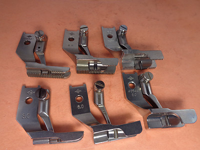 6 PAIR DOUBLE TOE PIPING WELTING 3mm,6mm,8mm WALKING FOOT PFAFF 1245,335,545,145